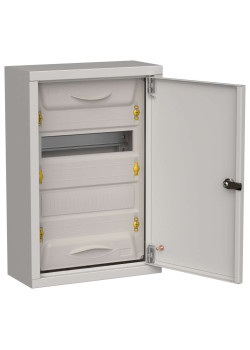 TITAN 5 Корпус металлический ЩРн-24 (1х24) 460х310х140мм IP31 серый (одна дверь) IEK
