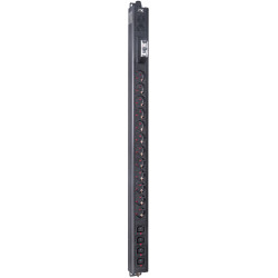 ITK BASE PDU вертикальный PV1111 22U 1 фаза 16А 12 розеток SCHUKO (немецкий стандарт) + 4 розетки C13 кабель 2,6м вилка SCHUKO (немецкий стандарт)