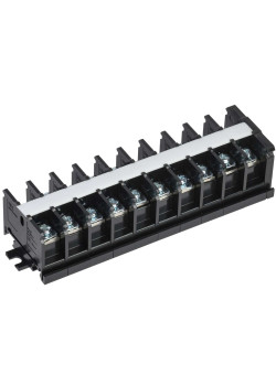 Блок зажимов наборный БЗН TK-040 6мм2 40А на DIN-рейку 10 пар IEK