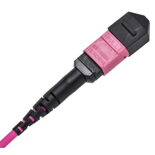 ITK Сборка кабельная волоконно-оптическая MTP male - MTP male 12 ОВ тип B OM4 100м