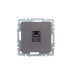 BRITE Розетка компьютерная RJ45 кат.5E РК10-БрС сталь IEK