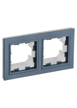BRITE Рамка 2-местная IP44 РУ-2-БрМ-44 маренго IEK