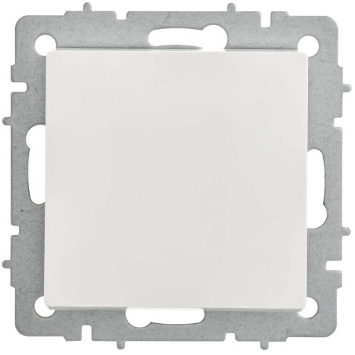 BRITE Выключатель 1-клавишный проходной 10А ВС10-1-6-БрБ белый