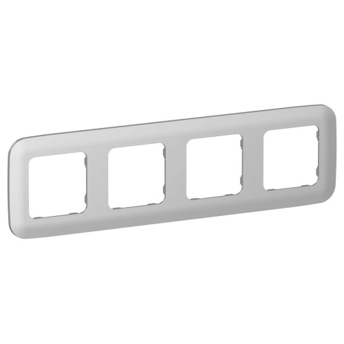 FLITE Рамка 4-местная РУ-4-А-ФлА алюминий IEK