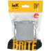 BRITE Выключатель 1-клавишный проходной с индикацией 10А ВС10-1-7-БрА алюминий IEK