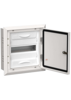 TITAN 5 Корпус металлический ЩРв-12 (1х12) 380х365х130мм IP31 белый (одна дверь) IEK
