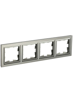 BRITE Рамка 4-местная РУ-4-БрШ шампань IEK
