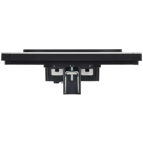 FORTE&PIANO Розетка 2-местная без заземления с защитными шторками безвинтовое крепление 10А FP225M металл белый IEK