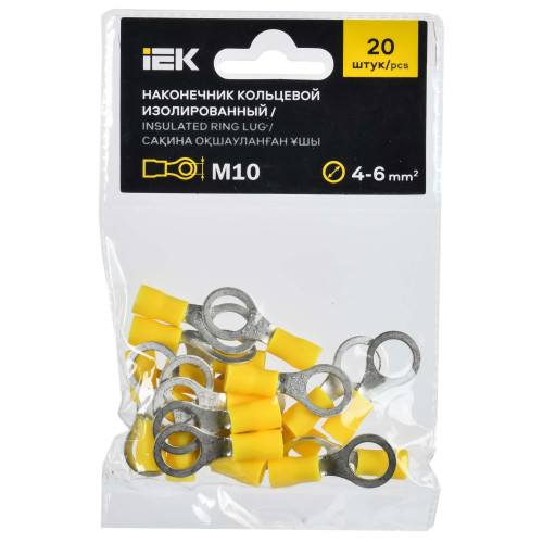 Наконечник НКИ 5,5-10 кольцо 4-6мм (20шт/упак) IEK