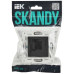 SKANDY Розетка компьютерная RJ45 кат.6 SK-K02G графит IEK