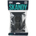 SKANDY Розетка 2-местная с заземлением без защитных шторок 16А в сборе SK-R08T титан IEK