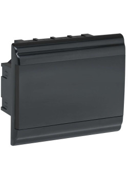 PRIME Корпус пластиковый ЩРВ-П-9 модулей встраиваемый черный IP41 IEK