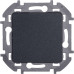 INSPIRIA Выключатель 1-клавишный 10АХ безвинтовое крепление антрацит