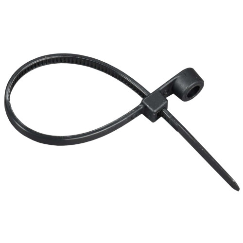 Хомут P6.6 с винтовым креплением чёрный 2,5х110мм IEK