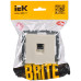 BRITE Розетка компьютерная RJ45 кат.5E РК10-БрКр бежевый IEK
