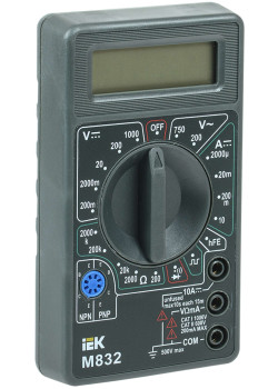 Мультиметр цифровой UNIVERSAL M832 IEK