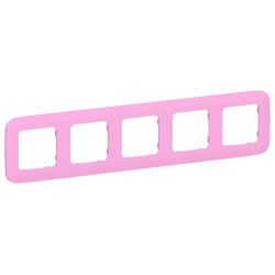 FLITE Рамка 5-местная РУ-5-А-ФлПр пурпурный IEK