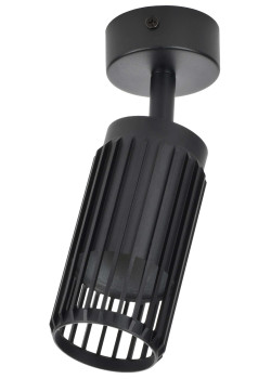 Светильник 4207 настенно-потолочный под лампу GU10 черный IEK