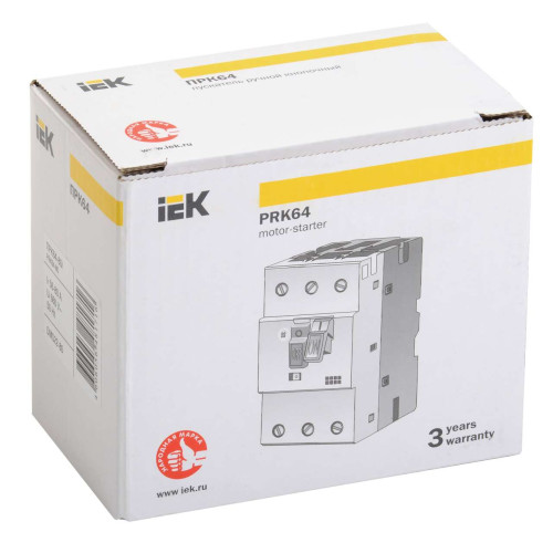 Пускатель ПРК64-80 In=80A Ir=56-80A Ue 660В IEK