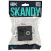 SKANDY Розетка двойная TV+RJ45 кат.6 SK-A15G графит IEK