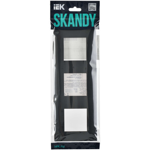 SKANDY Рамка 3-местная SK-F03G графит IEK