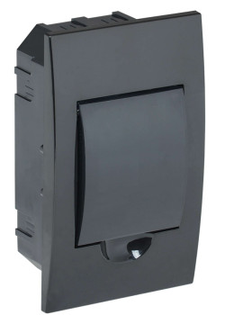 KREPTA 3 Корпус пластиковый ЩРВ-П-4 IP41 черный IEK