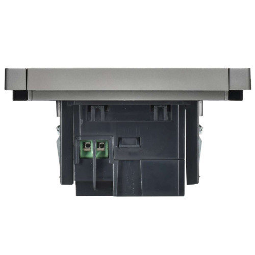 FORTE&PIANO Розетка USB A+C 3,1А FP550 сталь IEK FORTE&PIANO Розетка USB A+C 3,1А FP550 сталь IEK