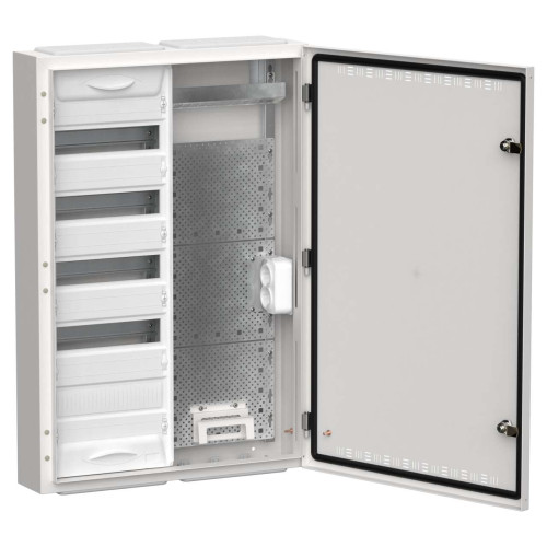 TITAN 5 Корпус комбинированный ЩРн-60 (2х60) 835х570х140мм IP30 белый IEK