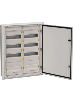 TITAN 5 Корпус металлический ЩРв-96 (2х48) 755х625х130мм IP31 серый (одна дверь) IEK