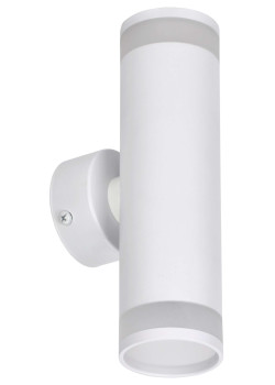 Светильник 4009 накладной настенный под лампу 2хGU10 белый IEK