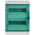 TEKFOR Корпус пластиковый КМПн-24 IP65 зеленая прозрачная дверь IEK