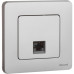 INSPIRIA Розетка компьютерная RJ45 категория 5Е UTP алюминий