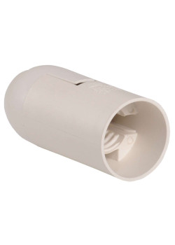 Патрон подвесной Ппл14-02-К02 пластик Е14 белый (50шт) (стикер на изделии) IEK