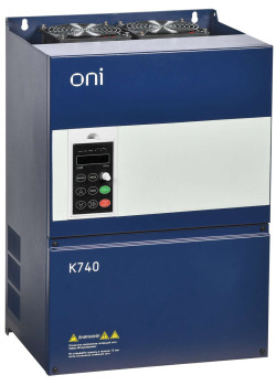 Преобразователь частоты K740 380В 3Ф 3,7-5,5кВт 9-13А встроенный тормоз Энкодер Profibus ONI