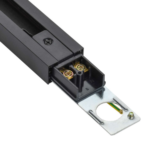 Шинопровод осветительный однофазный 2м черный IEK