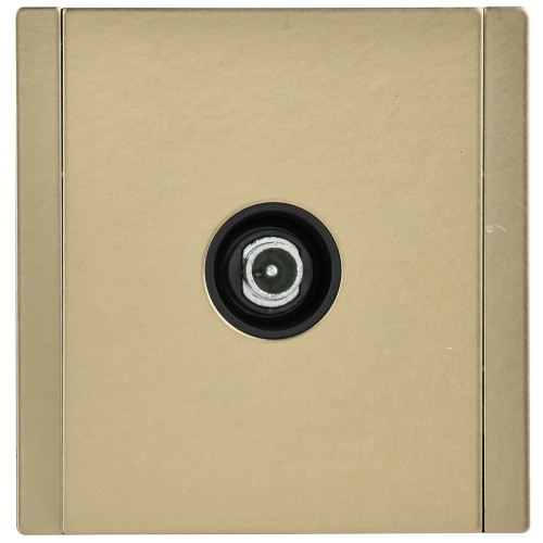 FORTE&PIANO Розетка TV проходная FP629M металл шампань IEK FORTE&PIANO Розетка TV проходная FP629M металл шампань IEK