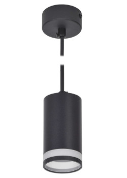 Светильник 4007 подвесной под лампу GU10 черный IEK
