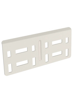 Пластина соединительная 80мм RAL 9016 IEK