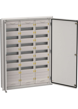 TITAN 5 Корпус металлический ЩРв-252 (3х84) 1130х885х130мм IP31 серый (две двери) IEK