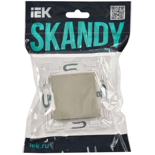 SKANDY Заглушка с суппортом SK-C01B бежевый IEK