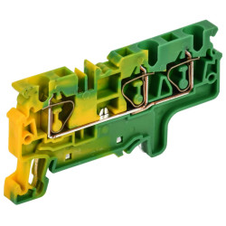 ARMAFIX Клемма пружинная CX4-3 PE 4мм2 трехконтактная заземляющая IEK