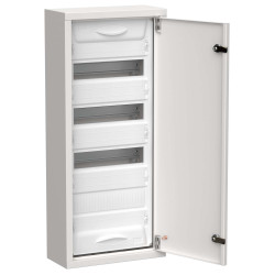 TITAN 5 Корпус металлический ЩРн-48 (1х48) 710х310х140мм IP31 белый (одна дверь) IEK