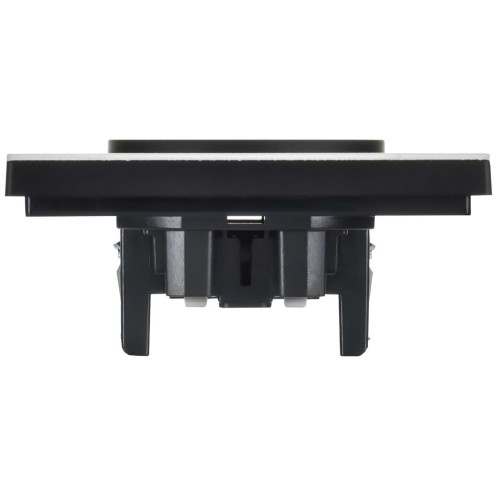 FORTE&PIANO Розетка 2-местная без заземления без защитных шторок безвинтовое крепление 10А FP226M металл белый IEK