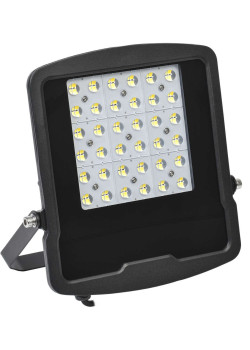 Прожектор светодиодный СДО 08-100 PRO 30град 5000К IP65 черный IEK