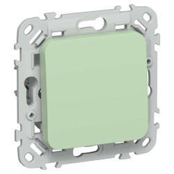 FLITE Выключатель 1-клавишный 10А ВС11-1-0-ФлФ фисташковый IEK