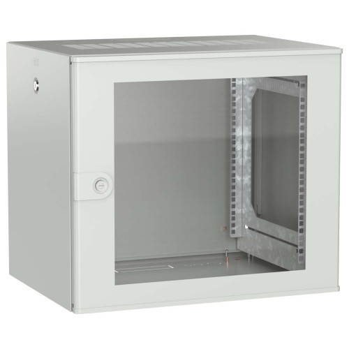 ITK UNITBOX W Шкаф настенный 9U 600х450мм дверь стеклянная серый