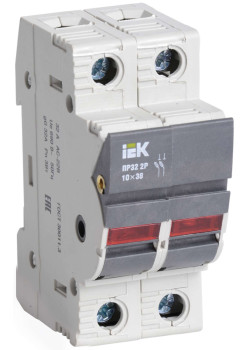 Предохранитель-разъединитель с индикацией ПР32 2P 10х38 32А IEK