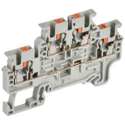 ARMAFIX Клемма пружин. Push-in CP-ML 2 ур. 2,5мм2 серая IEK