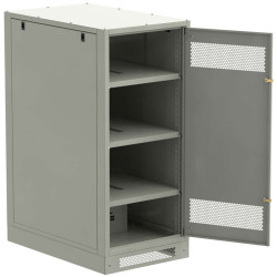 ITK LINEA B Шкаф (пустой) 1350х600х950мм металлическая дверь серый
