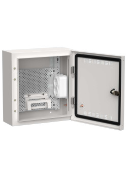 TITAN 5 Корпус мультимедиа ЩРн-12 (1х12) 335х310х140мм IP30 белый IEK